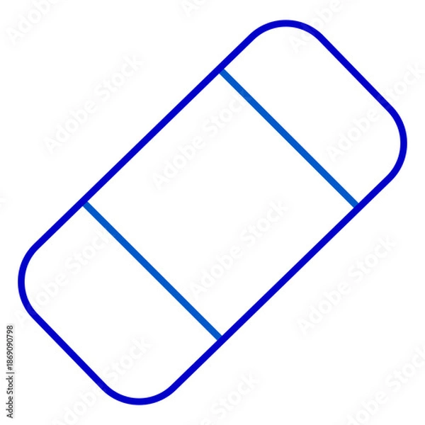 Obraz Eraser outline icon