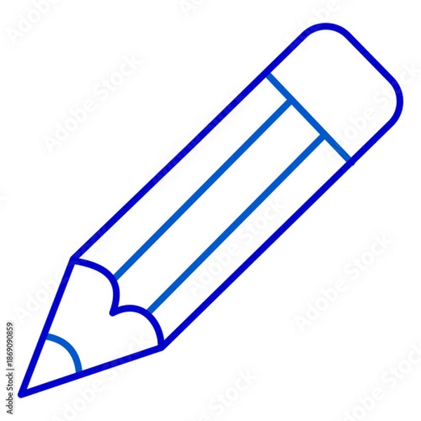 Obraz Pencil outline icon