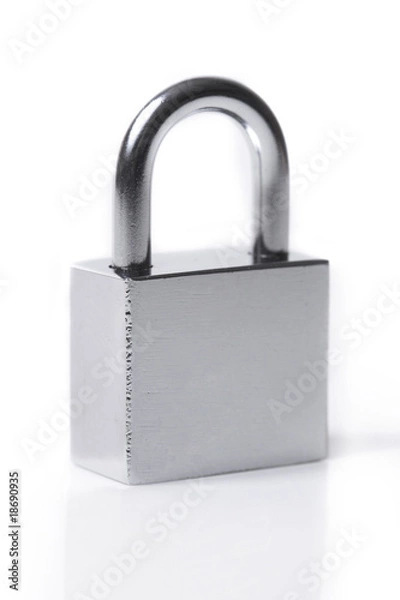 Obraz Lock on a white background