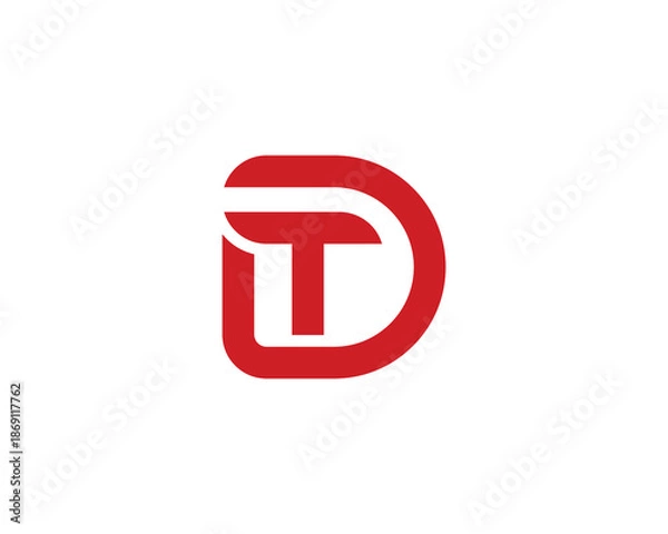 Obraz DT TD Logo Design