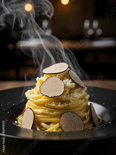 Obraz Gourmet Truffle Pasta Plating