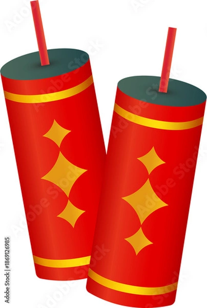 Obraz Red Chinese Firecrackers