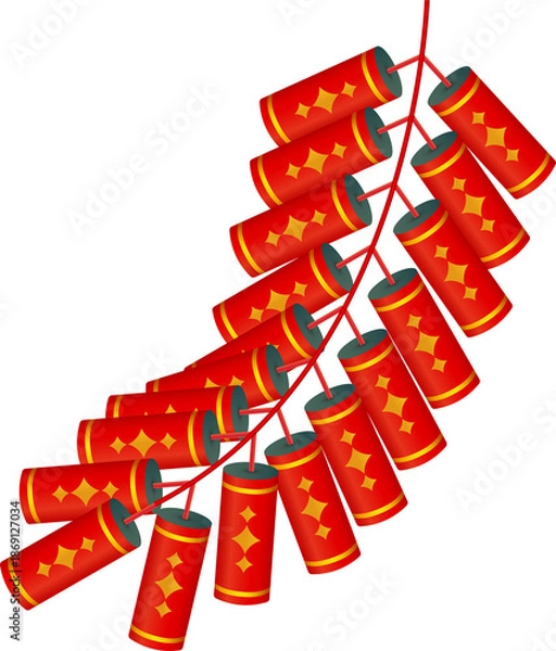 Obraz Red Chinese Firecrackers