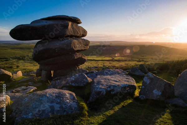 Obraz Rocks at Bodmin moors