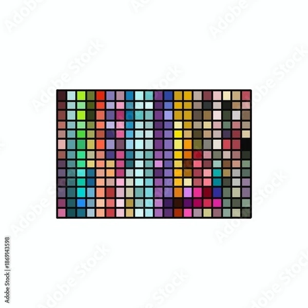 Obraz pixel art design