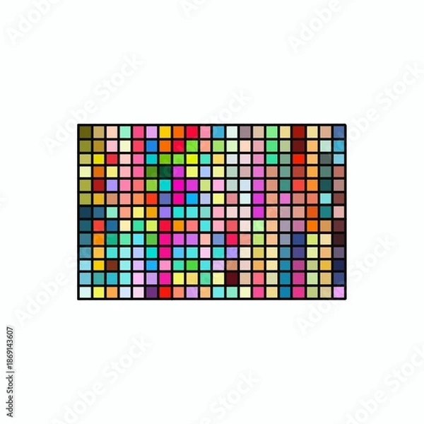 Obraz pixel art vector illustration
