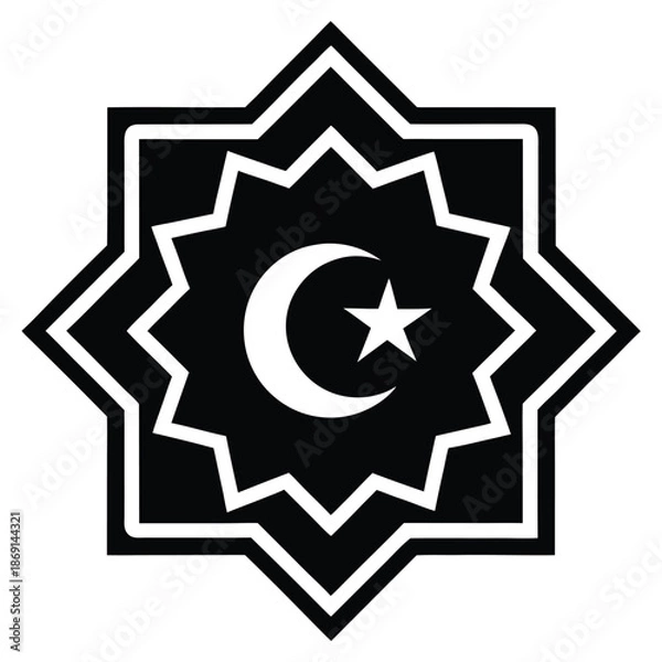 Obraz islamic pattern eid backgroundislamic pattern eid