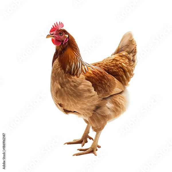 Obraz hen on transparent