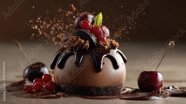 Obraz chocolate easter cake