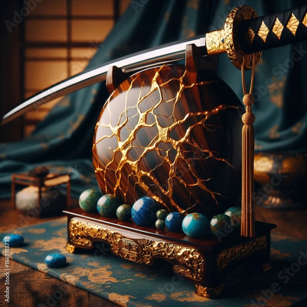 Obraz The Sword Rests Here Now