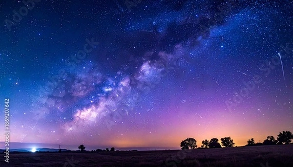 Obraz 星占いチャンネル向け星空と星座の背景素材