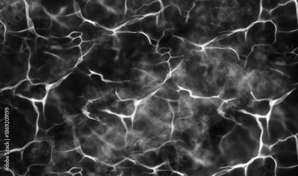 Obraz Abstract Dark Smoke Texture with Electric Vein Pattern Background