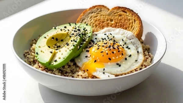 Obraz baked potatoes with herbs