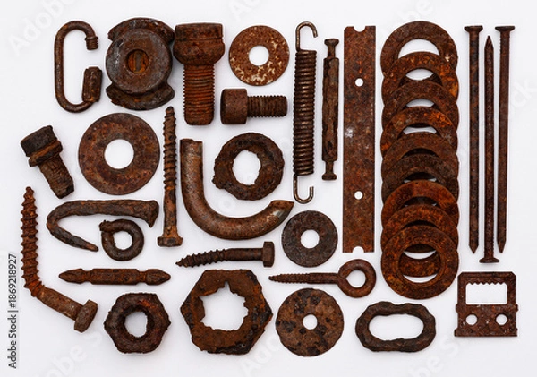 Obraz Rostige Bauteile