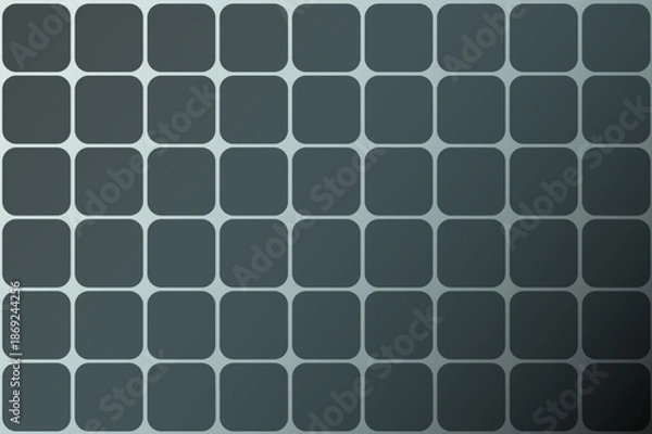 Obraz Abstract rounded halftone squares pattern texture. Art grid background. Vector illustration