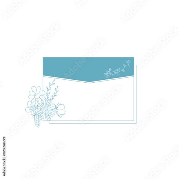 Obraz Botanical-style frame.