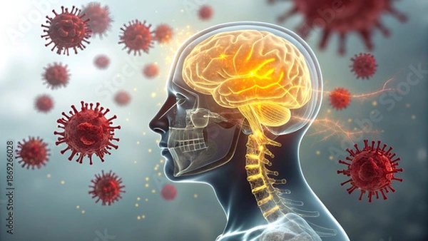 Fototapeta brain hemorrhage