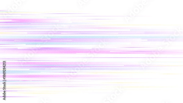 Obraz カラフルな流れる線の抽象的な背景