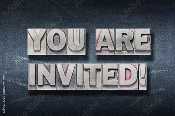 Obraz you are invited den