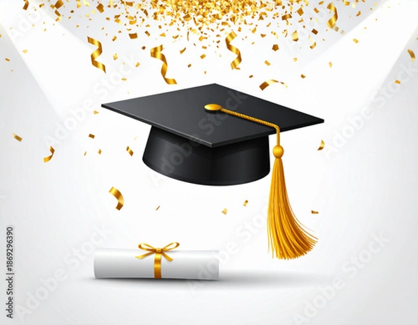 Obraz Graduation Cap Tassel Swing