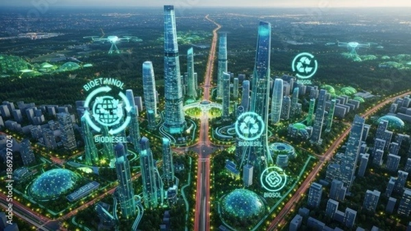 Obraz abstract background with flowers and bubbles