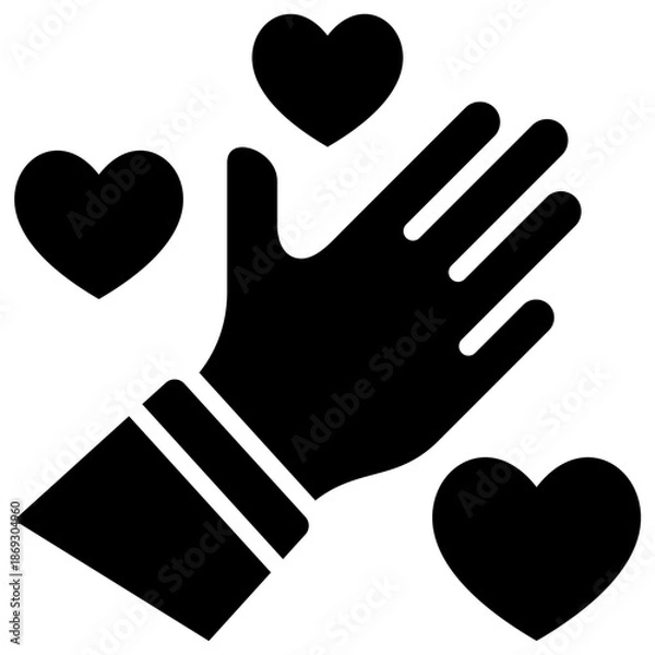 Obraz Compassion Icon