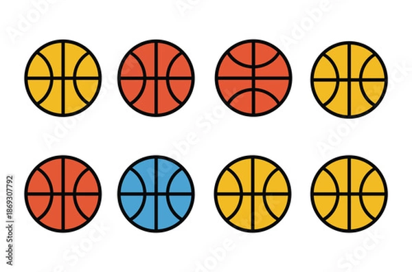 Obraz Vector icon set-108.eps