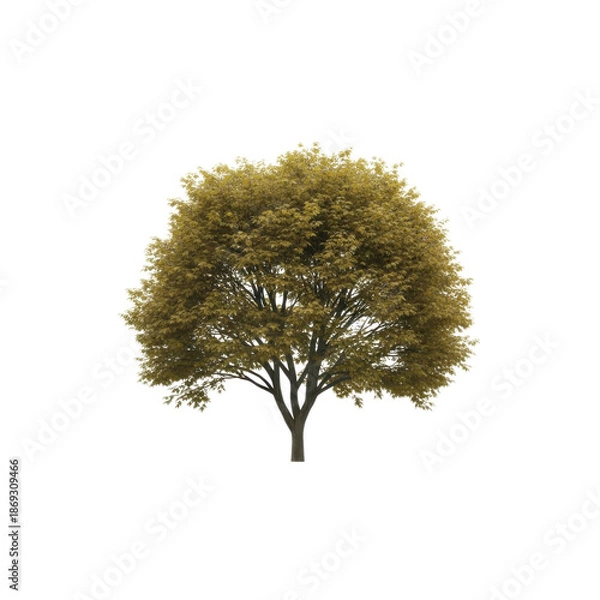 Obraz Lush green tree standing alone