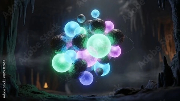 Obraz Complex Metallic Knot 3D Art