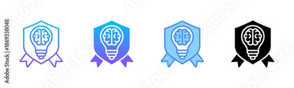 Obraz Intellectual Property Multi Style Icon Set