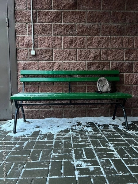 Obraz bench in the park