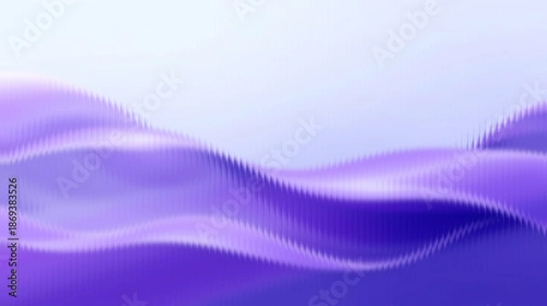 Obraz Vibrant purple wave pattern with gradient effect background