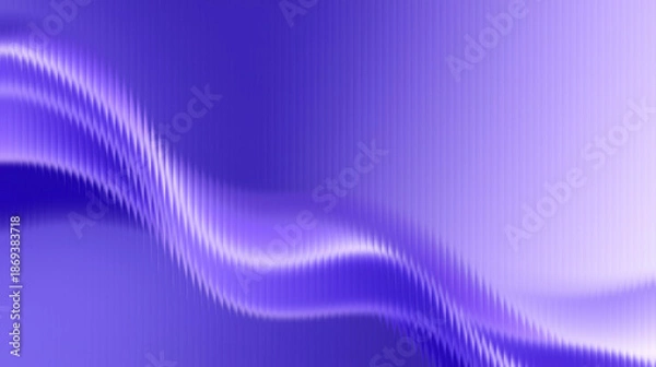 Obraz Vibrant purple wave pattern with dynamic light effects background