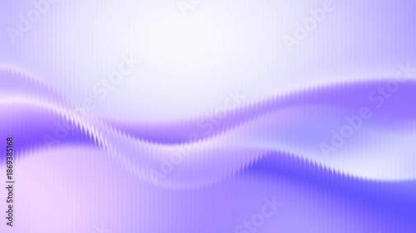 Obraz Vibrant purple and white gradient waves background