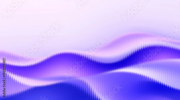 Obraz Vibrant purple wave pattern with gradient effect background