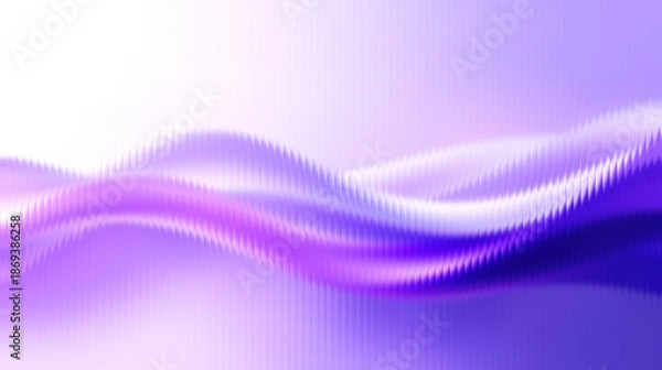 Obraz Vibrant purple wave pattern with gradient effect background