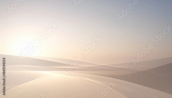 Obraz Minimal Abstract Background with Soft Central Glow,AI generated