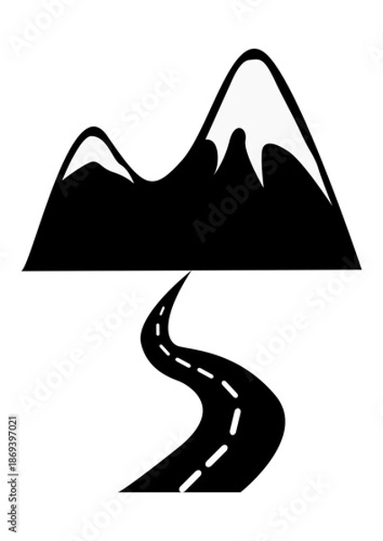 Obraz mountain landscape vector
