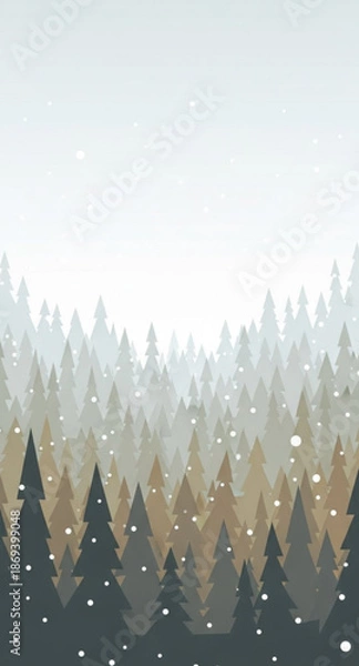 Obraz winter landscape with snow