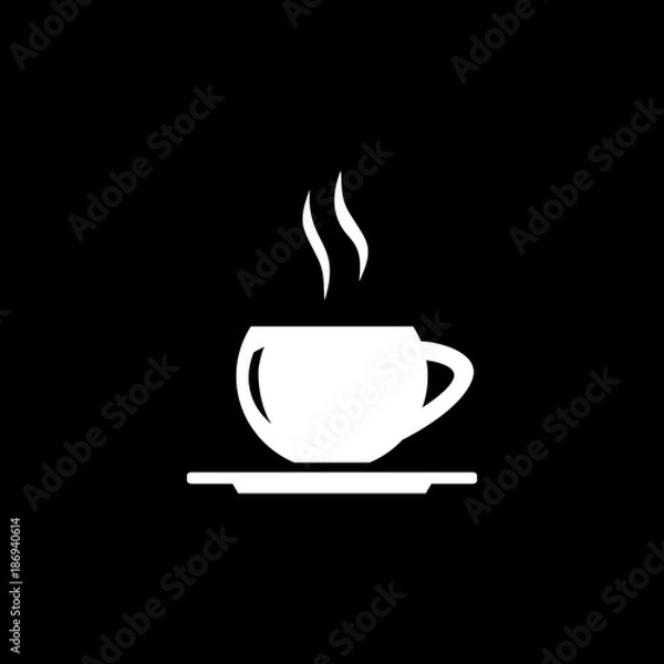 Fototapeta coffee cup, tea. vector
