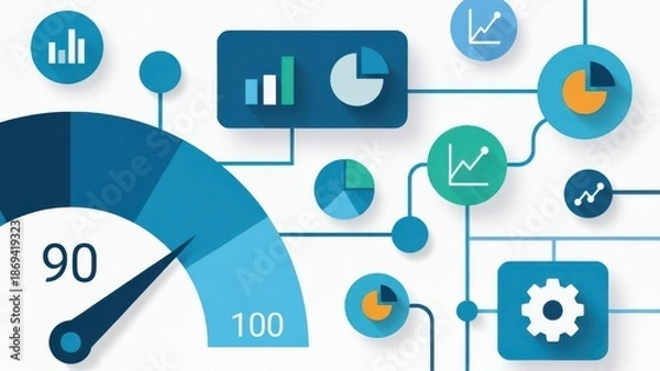 Obraz Predictive Insight Theme: Metric engine forecasting behavior in enterprise system
