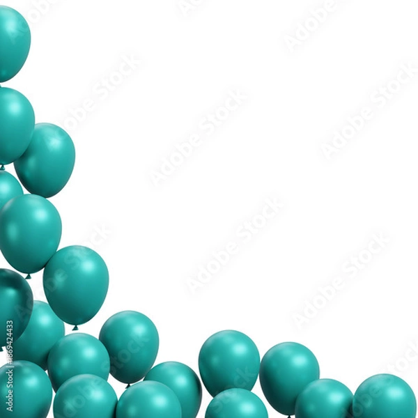 Obraz Teal Balloons