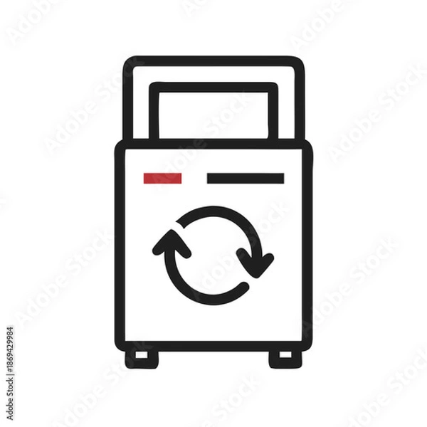 Obraz Washing machine icon