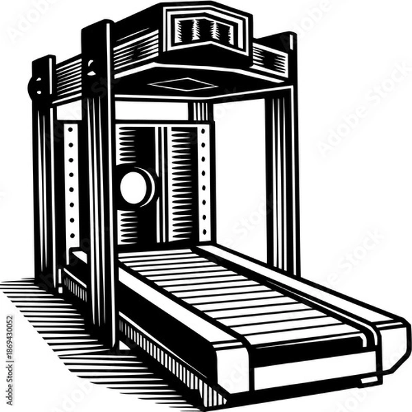 Obraz Industrial conveyor system