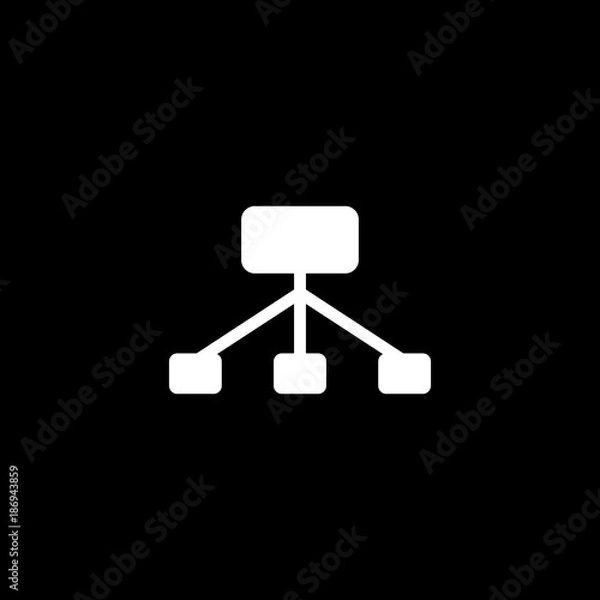 Obraz Sitemap vector icon