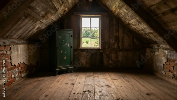 Obraz Rustic Attic Interior