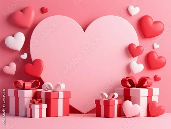 Fototapeta valentines day background