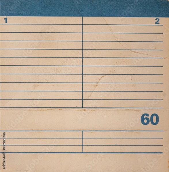 Obraz empty audio cassette cover box paper