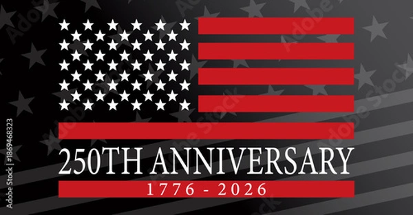 Fototapeta 250th anniversary USA Background