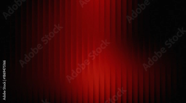 Obraz Dark Red Abstract Gradient Background With Vertical Stripes And Dramatic Light Effect